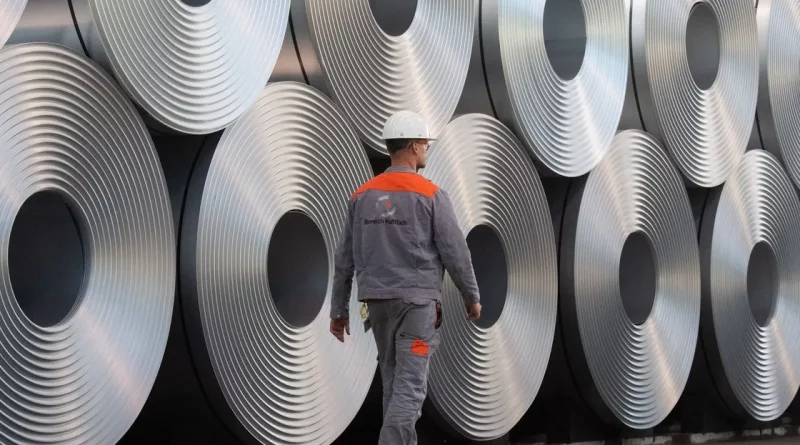 Wachstum der Stahlindustrie Italien